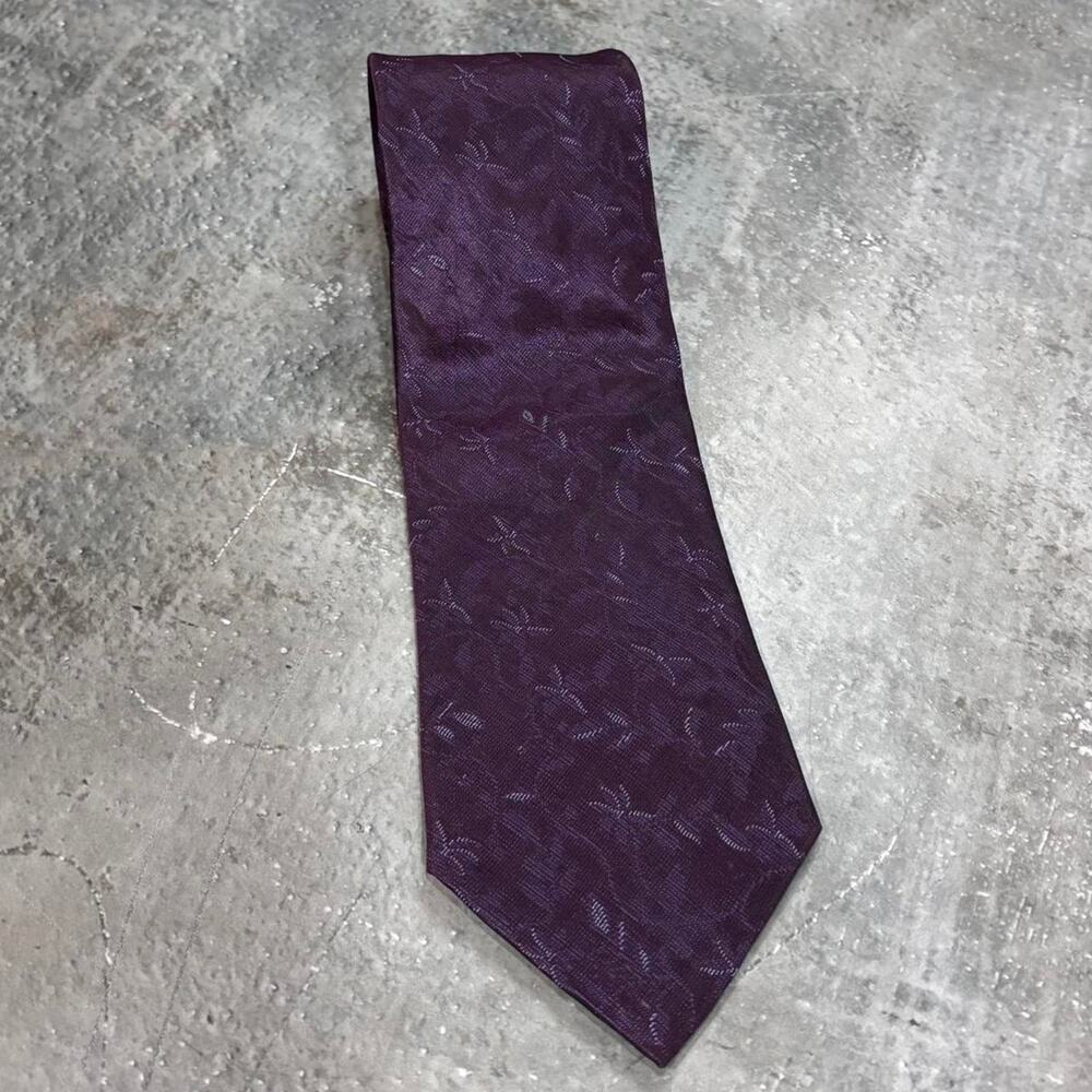 Beautiful Purple Dunhill Tie! Abstract Art Made In England. 100% Silk